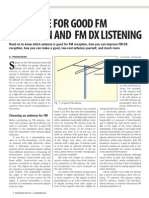 Antennae For Good FM Reception and FM DX Listening: Radio