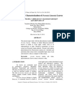 Phytochemical Characterization of Feronia Limonia Leaves