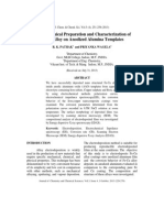 Electrochemical Preparation and Characterization of Fe-Cu Alloy On Anodized Alumina Templates