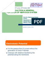 Lecture 2 Introduction & General Features of Nervous System