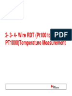 2 - 3 - 4-Wire RTD Measurement