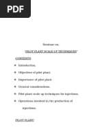 Pilot Plant Scale Up Techniques Seminar