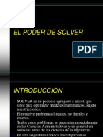 Como Usar SOLVER de Excel