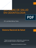 Sistemas de Salud en Odontologia