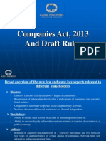 by AZB & PARTNERS Companies Act, 2013 and Draft Rules Mr-Ajay-Bahl