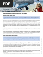 IPCC: Climate Change 2014 Synthesis Report.