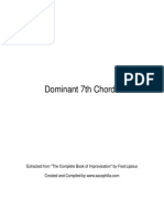 Saxophone Licks For Dominant Chord