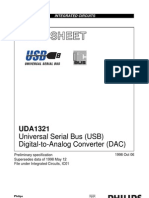 Data Sheet: Universal Serial Bus (USB) Digital-to-Analog Converter (DAC)