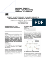 Aumento de Performance de La L-2255 Mediante La Instalacion de Pararrayos en Linea en La L-2254