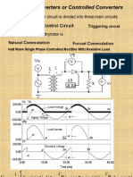 Thyristor Converters or Controlled Converters: Control Circuit