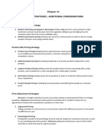 Chapter 11 Pricing Strategies