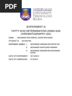 Fatty Acid Determination Using Gas Chromatography (GC)