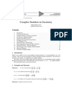 Marko Radovanovic Complex Numbers in Geometry