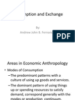 Consumption and Exchange