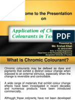 Chomic Colourants in Textiles 