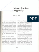 Miguel Civil - Ancient Mesopotamian Lexicography