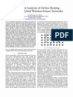 Empirical Analysis Hoc Routing Protocols For Hybrid Sensor Networks