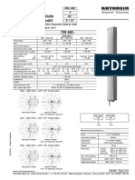 Panel Dual Polarization Half-Power Beam Width Adjust. Electr. Downtilt