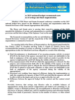 Dec04.2014 C.docbicam Body On 2015 National Budget Recommends New Definition of Savings and Fund Augmentation