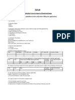 Application Form For Import of Restricted Items