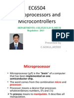 EC6504 Microprocessor and Microcontroller Lecture Notes All 5 Units