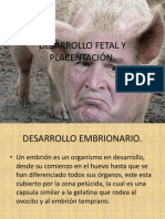 Desarrollo Fetal y Placentación de Cerdos