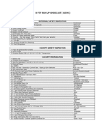 B-777 Run Up Check List