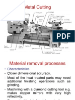 Mechanics of Metal Cutting