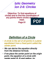 Equation of A Circle