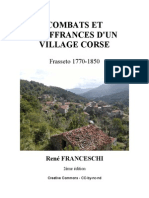 Combats Et Souffrances D'un Village Corse