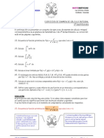 Problemas Cálculo Integral Examen