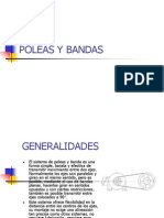 Poleas y Bandas