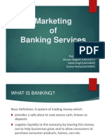 Marketing of Banking Services