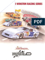 1992 Winchester Speedway Nascar Winston Racing Series Race Program