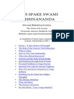 Thus Spake Swami Krishnananda: Wami Rishnananda