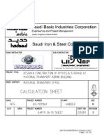 Calculation Sheet