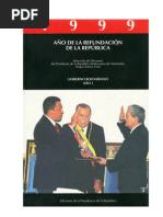 CHAVEZ H - Discursos 1999