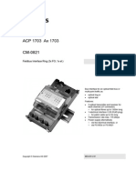 ACP 1703 Ax 1703 CM-0821: Fieldbus Interface Ring (3x FO, 1x El.)