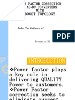 Power Factor Correction in Ac-Dc Converters With Boost Topology