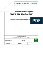 FGCS 60 % PDMS Model Review Report