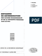 Methodes de Determination Des Cations Echanceables