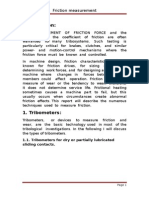 Friction Measurement: 1.1. Tribometers For Dry or Partially Lubricated Sliding Contacts