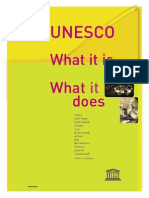 Unesco: What It Is What Does