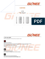 Gionee L700 User Manual