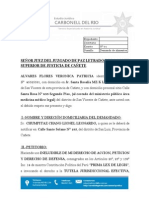 Demanda de Alimentos y Medida Cautelar