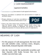 Cash Management