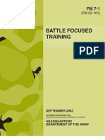 Army - fm7 1 - Battle Focused Training