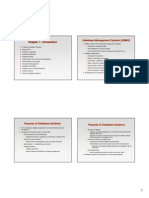 Chapter 1: Introduction Database Management System (DBMS)