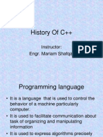 History of C++ Programming Language