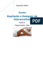 Curso Depilação e Designer de Sobrancelhas - Parte 2